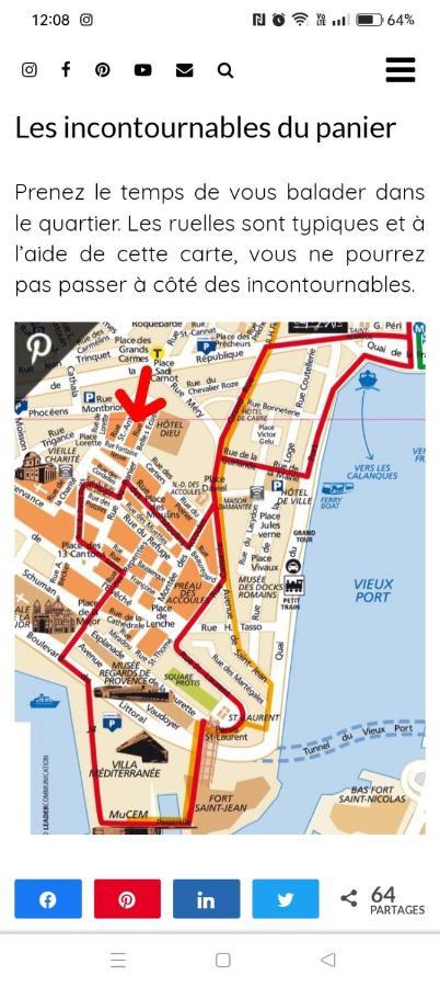 Cosy 40M2 City Center 'Le Panier' Marsiglia Esterno foto